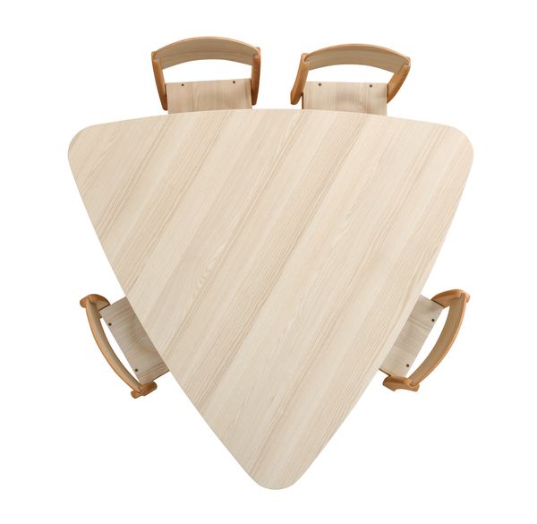 MATHOU Tische-Set Matroschka, verschiedene Höhen, auf Rollen, 108x100 cm und 88x80 cm