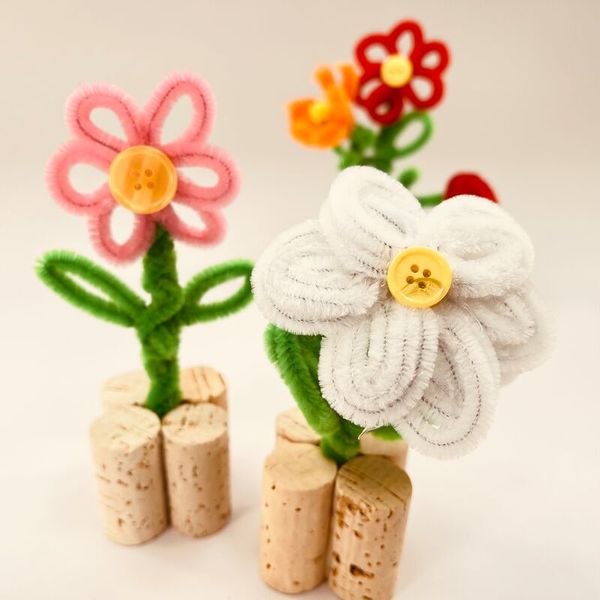 ELVIRAS Chenille-Draht (Pfeifenputzer), 50 cm, 200 Stück