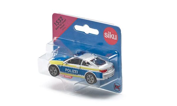 Spielzeugauto, Polizei, Miniaturmodell, Metall-Lack, Siku-Produkt