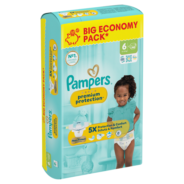 Windeln, Baby, Pampers, Premium protection, Packung