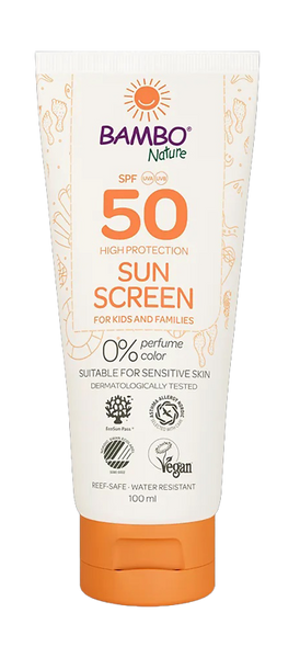 Bambo Nature Sonnencreme, LSF 50, 100 ml Bambo Nature Sonnencreme, LSF 50, 100 ml