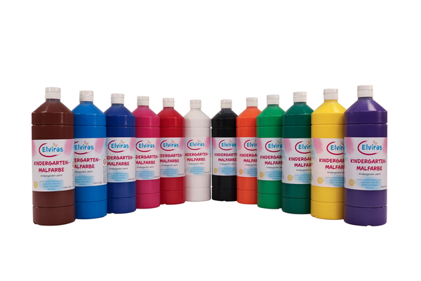Kunstfarben, Farben-Set, Malfarben, Kindergartenfarben, Kunstbedarf