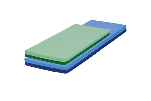 Gymnastikmatte, Übungsmatte, Schaumstoffmatte, Faltmatte, blaue Matte
