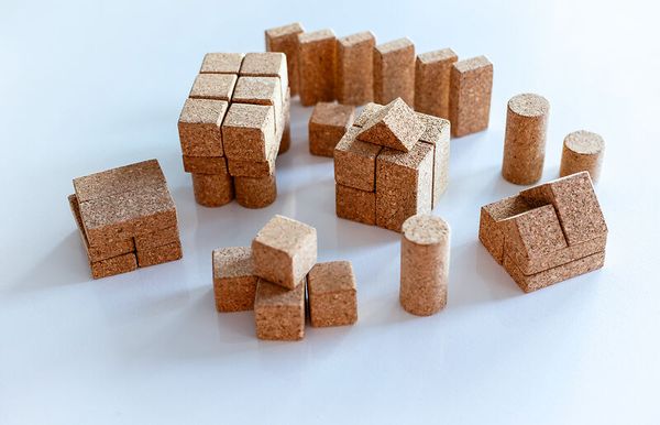 Korkblöcke, Korkziegel, Kork-Holz, Kork-Spielzeug, Korkformen