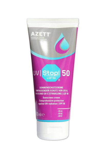 Azett UV Stop! Sonnenschutz-Creme, LSF 50, 100 ml