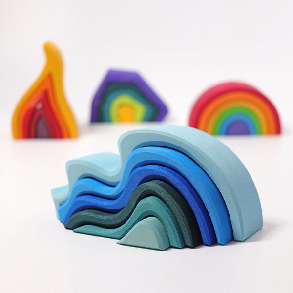 GRIMM´S Elemente-Set - Feuer, Wasser, Erde, Regenbogen, ab 1 Jahr