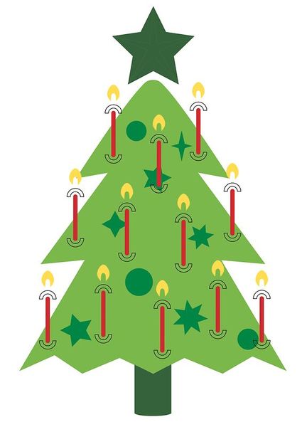 FOLIA Flecht- & Webmotive Set Weihnachten, DIN A4, 12 Blatt, sortiert