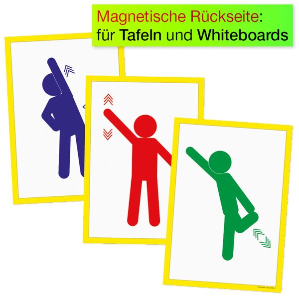 Aktivitäten-Karten XL A4 Bewegtes Lernen, magnetisch in Box, 27-tlg. Aktivitäten-Karten XL A4 Bewegtes Lernen, magnetisch in Box, 27-tlg.