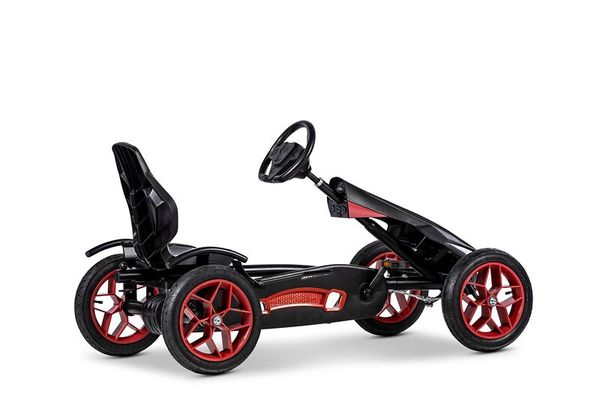 Go-kart, Kinder, Radstand, Schwarz, Gummi-Reifen