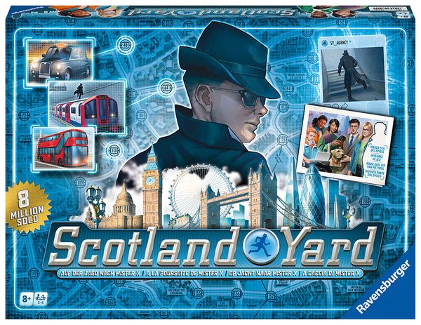 RAVENSBURGER Scotland Yard, Suchspiel, 2-6 Spieler, ab 8 Jahre  RAVENSBURGER Scotland Yard, Suchspiel, 2-6 Spieler, ab 8 Jahre