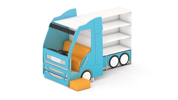 Regal in Lastwagendesign  Regal in Lastwagendesign