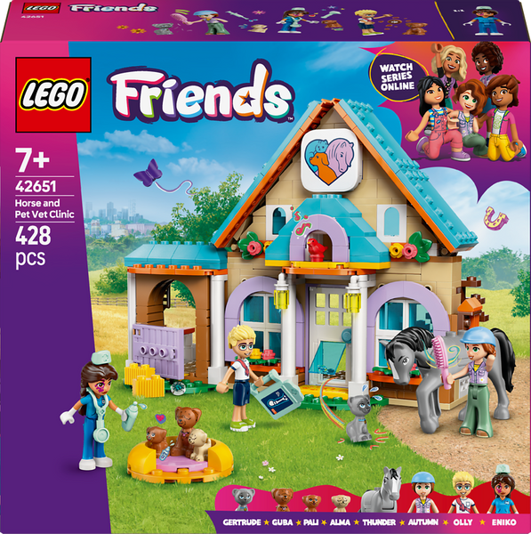 42651 LEGO® Tierarztpraxis für Pferde und Haustiere, 428 Teile