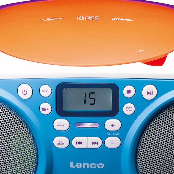 CD-Player, Lautsprecher, Boombox, Tragbar, Display