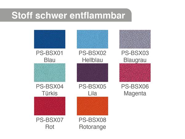Akustiksofa, 2-3 Sitzer, schwer entflammbarer Stoff + Innenkern Akustiksofa, 2-3 Sitzer, schwer entflammbarer Stoff + Innenkern