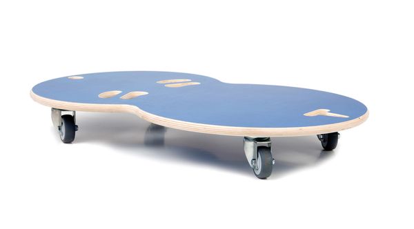 Langerboard, Deck, Blau, Rollen, Mehrschichtplatte