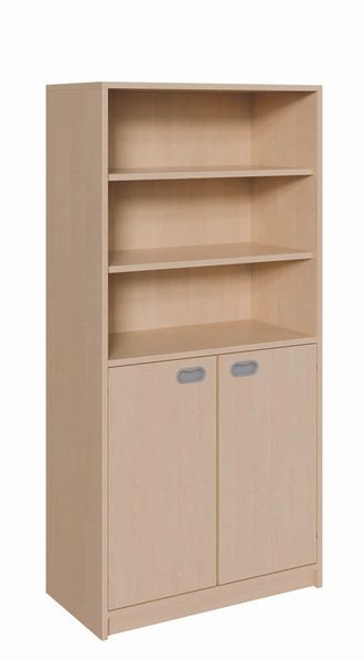 Regal, offene Fächer, Schrankbodenhöhe, Holzoptik, Aufbewahrungselement