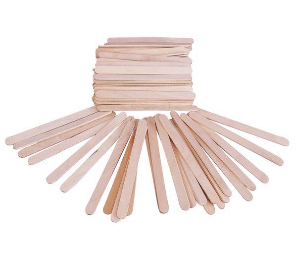 Holzstäbchen, Popsicle-Sticks, Holzstiele, Lutschholz, Schaschlik-Spieße
