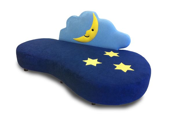 Kindersofa Mond, Sitzhöhe 25 cm