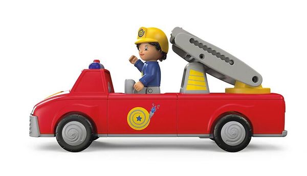 Feuerwehrauto, Spielzeugauto, Hubwagen, Kleinstwagen, Kinderspielzeug