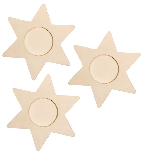 Teelichthalter "Stern", 3er Set Teelichthalter "Stern", 3er Set