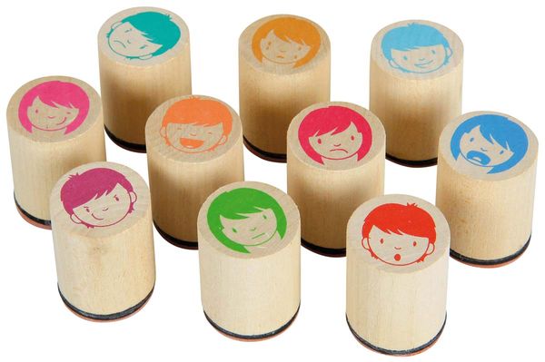 Stempel, Stempelset, Holzstempel, Kinderstempel, Kreativset