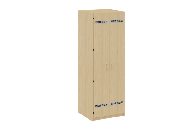 Liegepolsterschrank in Hochkant mit Bettzeugfächer unten