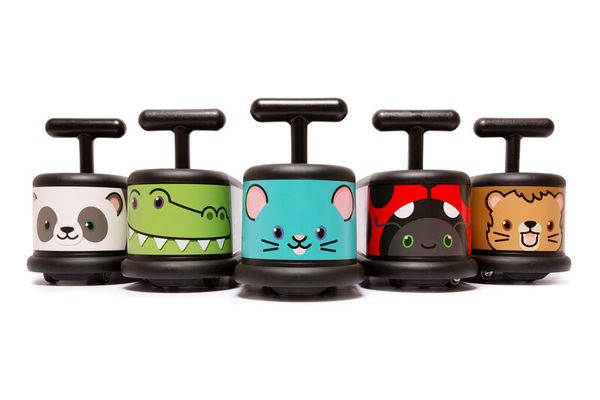 Kinderstuhl, Sitzwürfel, Tiermuster, Bunte Figuren, Rutschbahnzubehör