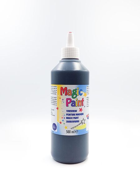 Magic Paint Zauberfarbe, 7er Set, farbig sortiert inkl. Textilmedium, je 500 ml