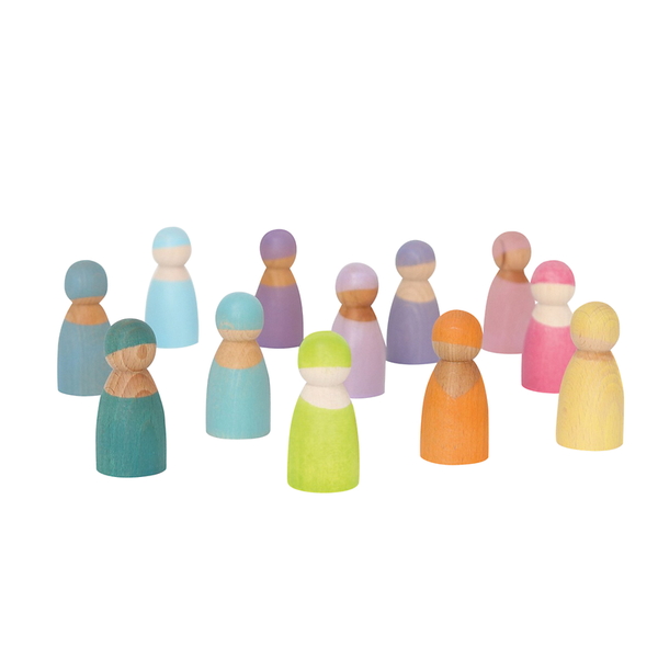 GRIMM´S Regenbogenfreunde Pastell, 12 Stück GRIMM´S Regenbogenfreunde Pastell, 12 Stück