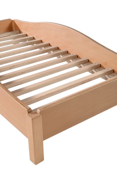 Kinderbett, Holz, Lattenrost, Holzbett, Kopfteil