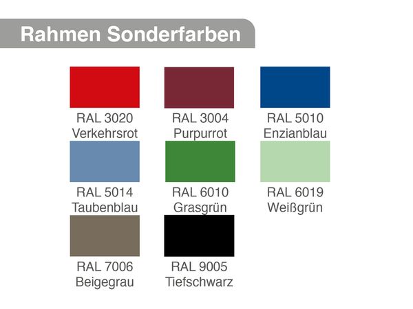 Rahmen, Sonderfarben, Farbenpalette, Rahmenfarbe, Visuelle Akzente