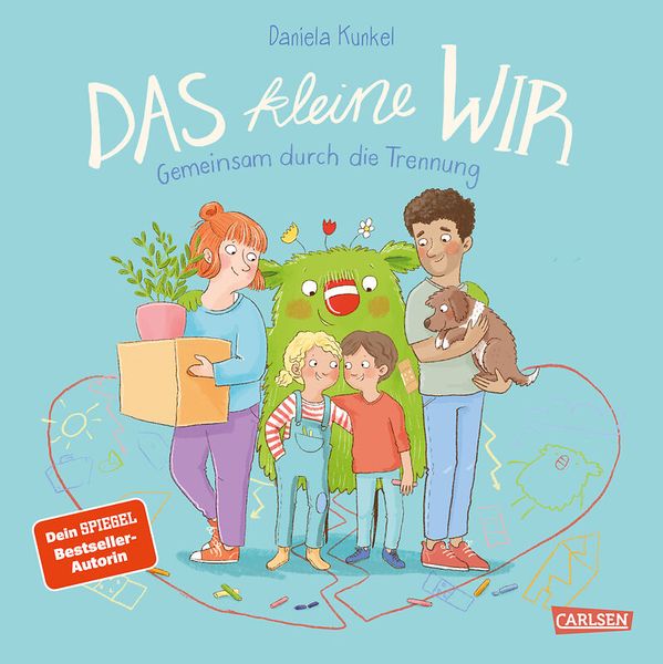 Kinderbuch, Familie, Illustration, Tiermonster, Trennung