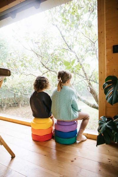 Stapelstein Original rainbow classic, 12er Set