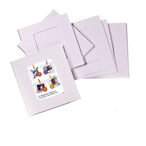 Filterschutzfolie, Fotobox-Kartenhalter, Schwarz-Weiß, Kartenhülle, Kartenumschlag