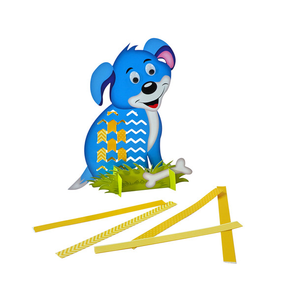 plush toy, Hund, blauer Hund, Rundholz, Knochen