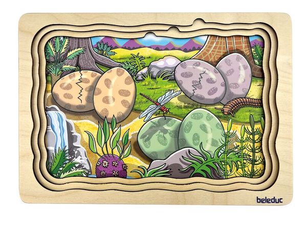 Lagen-Puzzle "Dinosaurier", 45 Teile, ab 4 Jahre Lagen-Puzzle "Dinosaurier", 45 Teile, ab 4 Jahre