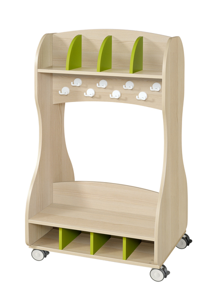 MATHOU Mobile Garderobe, 8 Fächer, 10 Jahre Garantie