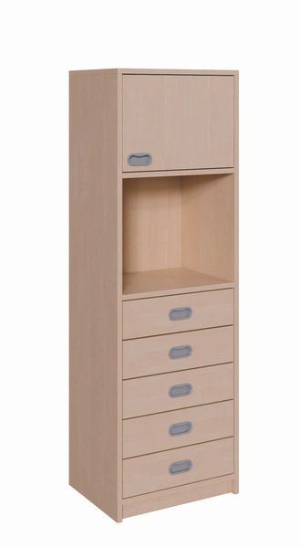 Schrank, Aufbewahrung, Körperhöhe, Holzlook, Schubladen