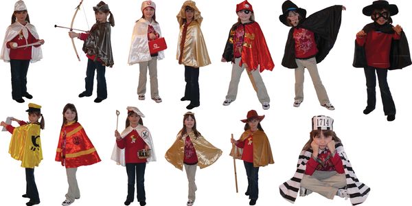 Kinderkostüme "Berufe & Figuren", 13 verschiedene Motive, 3-7 Jahre Kinderkostüme "Berufe & Figuren", 13 verschiedene Motive, 3-7 Jahre