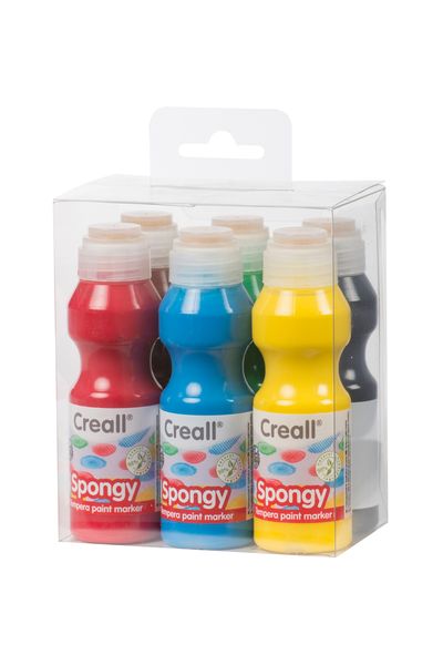 Spannfarben, Acrylfarben, Sponge Marker, Kinderfarben, Set
