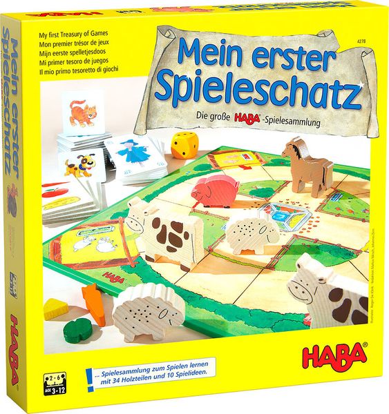 HABA Beste Spielesammlungen-Set, ab 2 Jahre (16 Spiele)