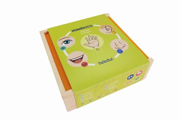 Humanico 5 Sinne, 30 Holz-Puzzleteile, ab 4 Jahre Humanico 5 Sinne, 30 Holz-Puzzleteile, ab 4 Jahre