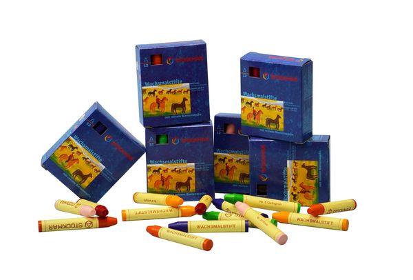 STOCKMAR Wachsmalstift, Farbe wählbar, 12 Stück