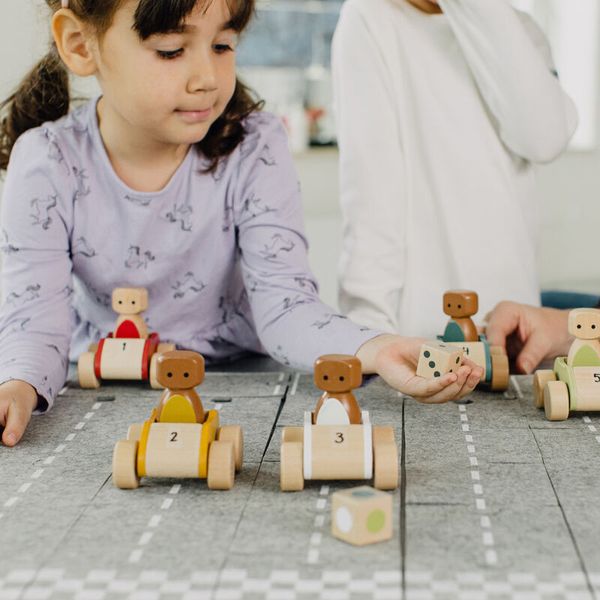 Straßenset aus Filz, 94 tlg. Straßenset aus Filz, 94 tlg.