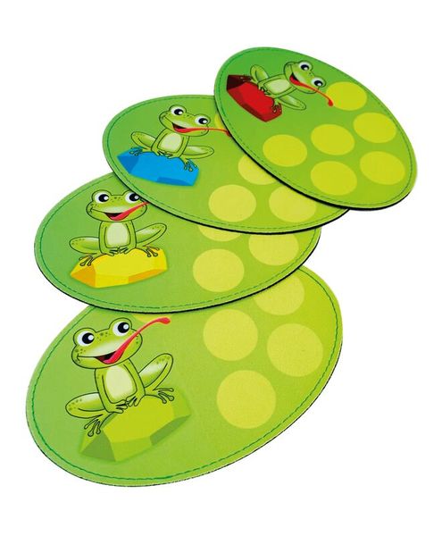 Merk- und Brettspiel Quaki, 2-4 Spieler, ab 3 Jahre