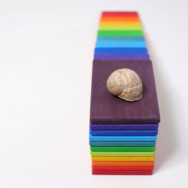 GRIMM´S Regenbogen Bauplatten, 11-tlg., ab 2 Jahre