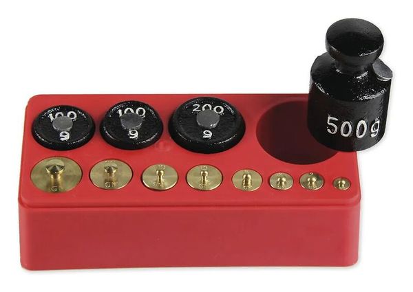 Gewichte-Satz für Tafelwaage, 12-teiliges Set