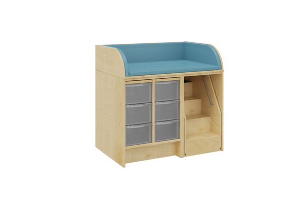 Kategorien, Spielzeugaufbewahrung, Rollcontainer, Holz, Aufsatzrolle