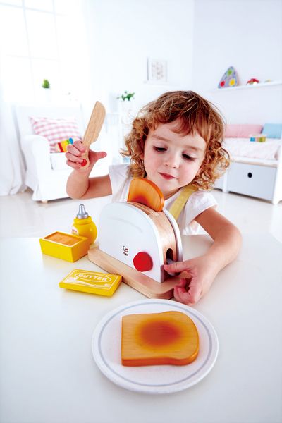 HAPE Pop-Up Toaster Set aus Holz, ab 2 Jahre