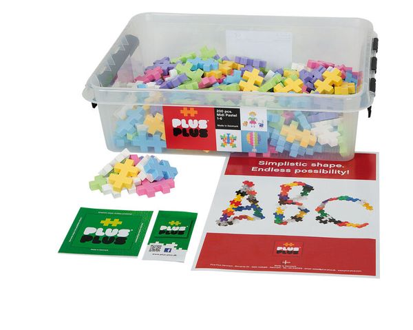 Legespiel, Puzzles, Bausteine, Pastellfarben, Kunstwerkzeug